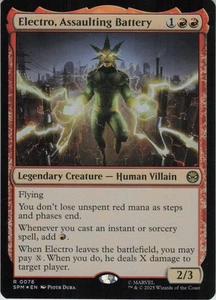 Electro, Assaulting Battery R Marvel's Spider-Man 76 NM Foil MTG - Picture 1 of 2