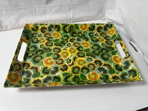 Geraniums Large Melamine Serving Tray by John Derian 14.5”x 19.5” - Picture 1 of 6