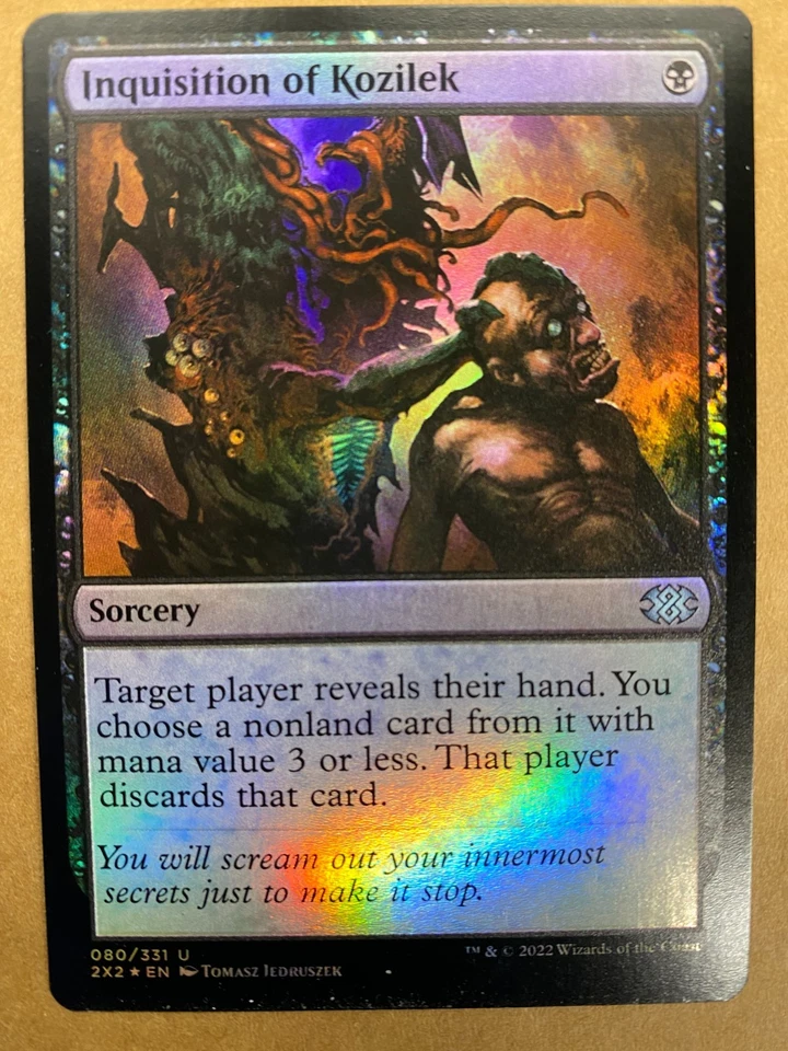 MTG 1x FOIL Inquisition of Kozilek 80 Double Masters 2022 Magic Gathering x1 NM - Image 1 of 1