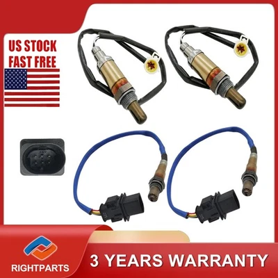 Sensor de oxígeno O2 aguas arriba + aguas abajo 4 piezas para Ford E-150 E-250 E-350 2009-2014 Foto 1 de 4