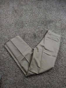 Vintage 80s Levi's Action Slacks 31X31 Mens Khaki Straight Leg Flat Front USA  - Picture 1 of 13