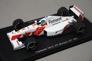 1:43 SPARK S3980 Footwork FA12 Monaco Grand Prix 1991 #9 M. Alboreto model car - Picture 1 of 11