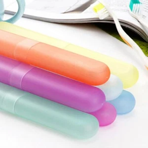 4x Protect Holder Portable Travel Hiking Camping Toothbrush Case Box Tube Cover - Bild 1 von 7