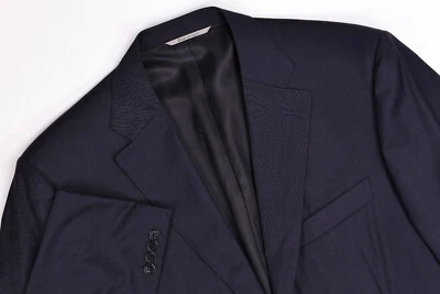 Blazer Canali 1934 para hombre US 46R azul/negro chaqueta de lana a cuadros Foto 1 de 4