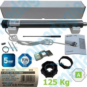 SHOWIN S59 80N TUBULAR ACTUATOR �59 80NM 230V Actuator for rolling shutters - Imagen 1 de 1