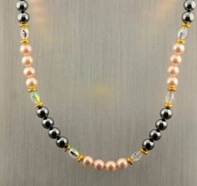 Elisabeth Naeem Collier Muschelkernperlen Kette Magnetverschluss 55,0 cm - Bild 1 von 4