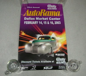2003 AutoRama Dallas Poster~43rd Annual TX Hot Rod Classic Car Show~GM O'Reilly - Picture 1 of 4