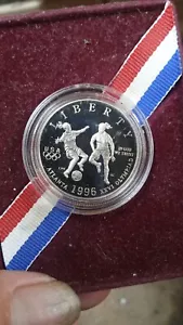1996 US Olympic Coins of the Atlanta Centennial Olympic Games Proof Half Dollar - Picture 1 of 2