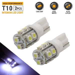 2 bombillas LED blancas frías cúpula delantera interior automóvil T10 921 194 168 - Imagen 1 de 5