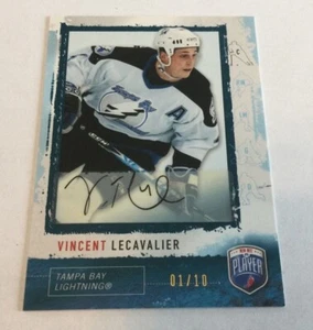 2007 Be a Player Vincent Lecavalier autograph #1/10 Lightning - Picture 1 of 3
