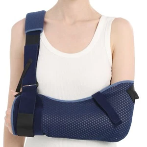 Arm Sling with Waist Strap Ventilated Mesh Support Shoulder Elbow Hand Injury - Picture 1 of 6