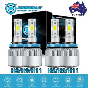 Combo Headlight Globes High Low Beam LED Bulbs For Nissan X-trail T32 2014-2017 - Picture 1 of 12