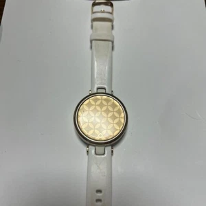 Garmin Lily sport Fitness Smartwatch White&Cream Gold Tested - Picture 1 of 4