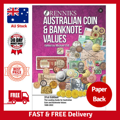 Renniks Australian Coin And Banknote Values 31st Edition - Paperback • 42.75$
