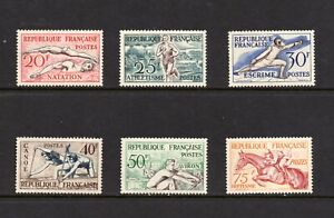 R4242 France 1953 SPORTS Athlétisme 6v. Mlh
