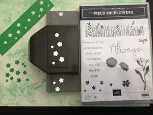 Duo Set Stampin Up Blumenfeld Bordürenstanzer & Photopolymerstempel 152589 - Bild 1 von 3
