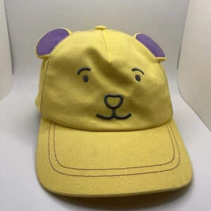 Columbia Youth Tiny Animal Ball Cap Pink O/S Youth Yellow Hat Ears - Picture 1 of 5