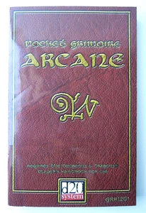 POCKET GRIMOIRE ARCANE / D&D or D20 / GREEN RONIN PUBLISHING 2002 / CHEWED UP :( - Picture 1 of 7