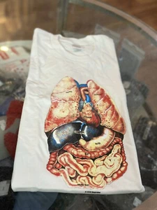White Supreme Guts Tee Size Large FW18 - Picture 1 of 3