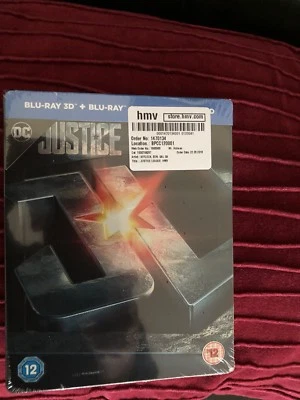 Justice League HMV Limited Edition Blu-ray  Steelbook - Image 1 of 2