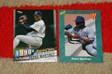 PEDRO MARTINEZ LOT OF 2 2020 TOPPS DECADES BEST #DB-62 1991 CLASSIC #T55 