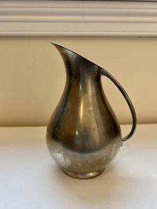 Vintage Pewter Metawa Holland Bud Vase Pitcher Stamped on Bottom 6 1/4” Tall - Picture 1 of 9