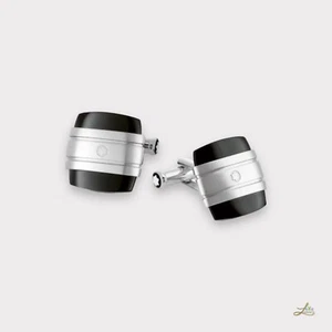 Gemelos cuadrados Montblanc Onyx - Colección clásica de acero inoxidable 106624 - Imagen 1 de 7