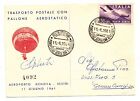 Ii701-Areoporto Genova 1961-Trasporto Postale Con Pallone Aerostatico