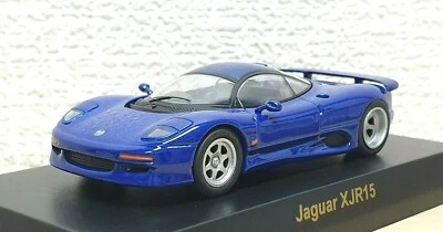 1/64 Kyosho JAGUAR XJR15 XJR-15 BLUE diecast car model  - Image 1 of 3