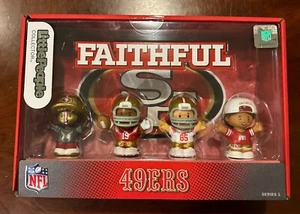 NFL San Fransisco 49ers Little People Collector Figure Set Series 1 - Imagen 1 de 5