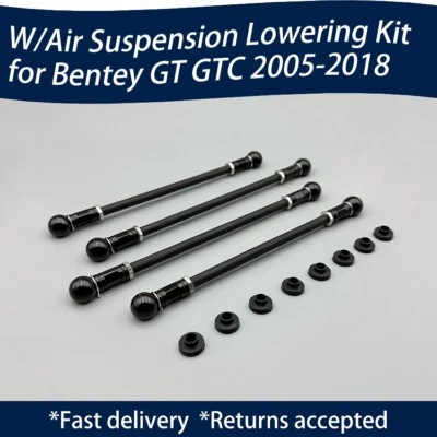 💥for Bentley Continental GT GTC Adjustable Air Ride Suspension Lowering Links - Image 1 of 4