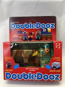 Mattel Double Dooz Transformers Tracker/Drivin' Dan Vintage 1985 NEW - Picture 1 of 3