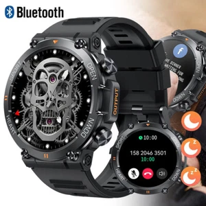 Profi Herren Smartwatch Anrufe Armband Pulsuhr Blutdruck Fitness Tracker xmas - Bild 1 von 21