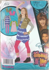 Simplicity Sewing Pattern 1894 Disney Shake It Up Collection Size 7-16 - Picture 1 of 3