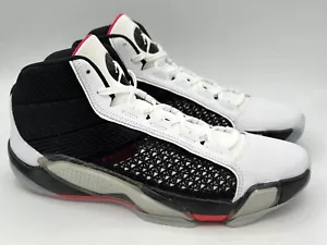 Air Jordan 38 Fundamental White Black Basketball Shoe DZ3356-106 Men’s Size 12.5 - Picture 1 of 5