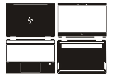 Carbon Sticker Skin Cover for HP Spectre x360 13-ap0005tu AP0047TU AP0000 13.3" - Image 1 of 4