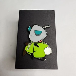 New Invader Zim 1.5" Gir Enamel Blind Box Lapel Pin Bioworld - Picture 1 of 3