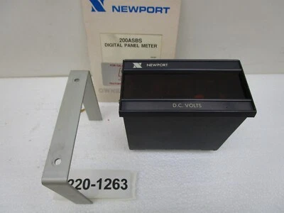 Newport DC Milli voltmeter 200AS-3 A3 D2 115 VAC 6 Watt Reconditioned - Изображение 1 из 4