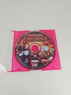 2003 Kelloggs Lord of the Rings: Return of the King PCCD Game Demo Disc  - Image 1 of 2