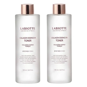 LABIOTTe Collagen Essense In Toner 500ml 1+1 Moisture Radiance (2 ea set) - Picture 1 of 2