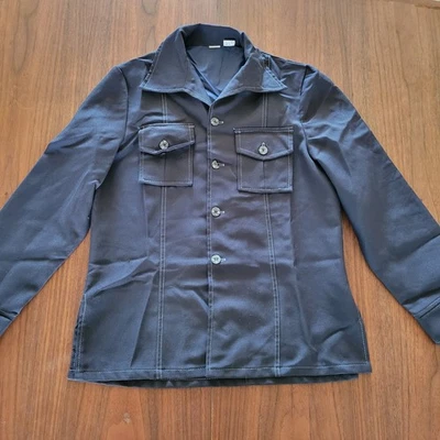 Traje de ocio vintage chaqueta azul marino pequeño Foto 1 de 4