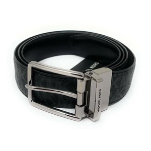 Cinturón de cuero reversible Michael Kors para hombre nuevo con etiquetas - talla única, negro - Imagen 1 de 2