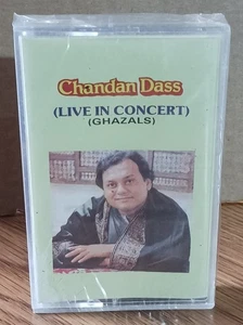 Chandan Dass: LIVE IN CONCERT Ghazals Factory Sealed Audio Cassette Tape 1980's - Picture 1 of 3