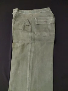 Pantalones utilitarios originales de la era de la guerra de Vietnam OG-107 en algodón ver fotos para medida - Imagen 1 de 19
