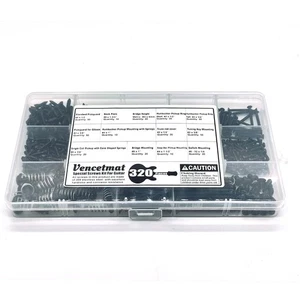 Guitar Screw Kit 304 Stainless Steel for Fender Gibson Pickguard 8 Pieces - Picture 1 of 6