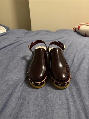 Kelsi Dagger Women's Warehouse Platform Patent Leather Clog Slingback - 9.5M - Image 1 of 4