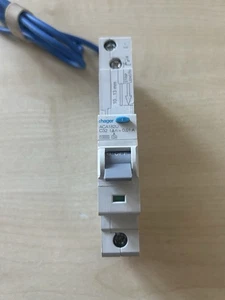 Hager 32 Amp 10mA 0,01A RCBO Typ C ADA128U Mcb Leitungsschutzschalter C32 - Bild 1 von 2