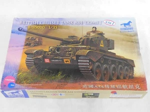 1/35 Bronco WWII British Cruiser Tank A34 COMET Plastic Model Kit 35010 Complete - Picture 1 of 2