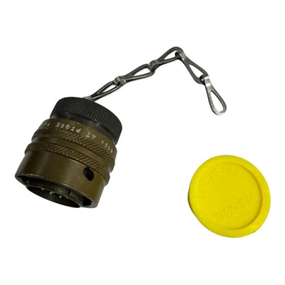 PT06E14-12P Circular Mil Spec Connector With Dust Cap 5935-12-300-2637 - Image 1 of 3
