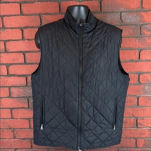 Cole Haan Black Men's Vest Medium - Picture 1 of 8